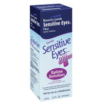 Sensitive Eyes Plus Saline Solution, 12 oz.  BAU620238-Each