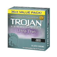 Trojan Sensitivity Ultra Thin Lubricated Condom (36 Count)  BX92660-Box
