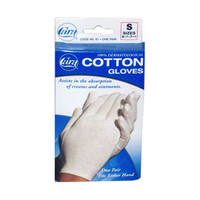 Women's Cotton Gloves, Small  CRA81-Pack(age)