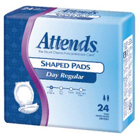 Attends Shaped Pads, Regular  48SPDR-Pack(age)