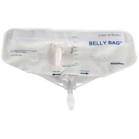 Belly Bag Urine Collection Bag with 24" Coiled Drain Tube, 1000 mL  RUB1000CT-Each