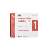 PVP Iodine Prep Swabstick, 2-3/4" x 5-3/4"  PYS41125-Box