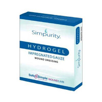 Safe N Simple Simpurity Impregnated Hydrogel Gauze 4" x 5"  RRSNS58820-Each