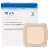 Aquacel Gelling Adhesive Foam Dressing 5" x 5"  51420619-Each