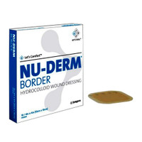 Nu-Derm Standard Hydrocolloid Dressing, 4" x 4"  53HCF204-Each