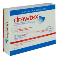 Drawtex Hydroconductive Dressing with Levafiber, 4" X 4"  EL00302-Each