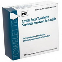 Castile Soap Towelettes  100/Box  PYD41900-Box