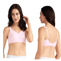 Amoena Kelly Wire-Free Bra, Soft Cup, Size 36D, Nude Ref