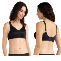 Amoena Marlena Wire-Free bra Soft Cup, Size 42C, Black Ref# 52167N42CBK  KU56916563-Each