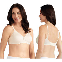 Amoena Lara Wire-Free Bra, Soft Cup, Size 32A, Off-White Ref# 5275232AOW  KU54153001-Each