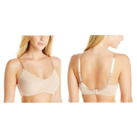 Amoena Kelly WireFree Bra, Soft Cup, Size 42D, Nude Ref