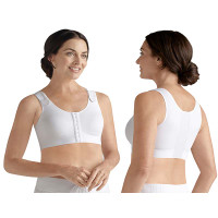 Amoena Sarah Front Fastening Bra, Soft Cup, Post-Surgical, Size 34A, White Ref# 5277834AWH  KU54257411-Each