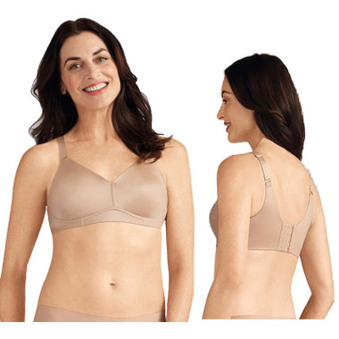 Amoena Magdalena Wire-Free Bra, Soft Cup, Size 34DD, Nude Ref