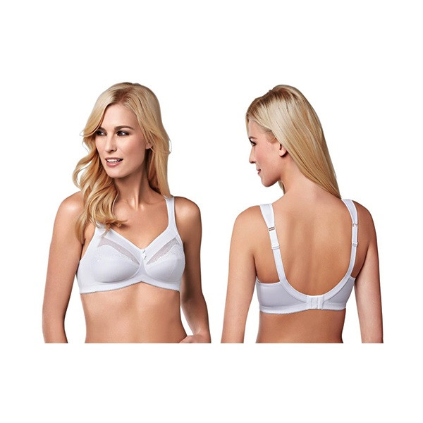 Amoena Isadora Wire-Free Bra, Soft Cup, Size 32DDD, White, Ref#  5294732DDDWH KU54323006-Each - MAR-J Medical Supply, Inc.