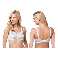 Amoena Isadora Non-Wired Bra, Soft Cup, Size 42D, White, Ref# 5294742DWH  KU54323054-Each