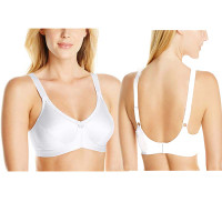 Amoena Rita Wire-Free Bra, Soft Cup, Size 38D, White Ref# 5200438DWH  KU56612334-Each