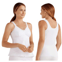 Amoena Hannah Post-Surgical Bra, Small, Size C/D (6/8), White Ref# 52860SCDWH  KU56626313-Each
