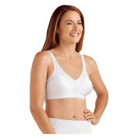 Amoena Ava Wire-Free Bra, Soft Cup, Size 38B, White Ref# 5211538BWH  KU56642332-Each