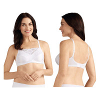 Amoena Isabel Camisole Wire-Free Bra Soft Cup, Size 36A, White Ref# 5211836AWH  KU56662321-Each