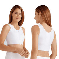 Amoena Patricia Compression Vest, Post-Surgical, Size 40(D/DD), White Ref# 52863N40DDDWH  KU56913444-Each