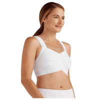 Amoena Theraport Bra, Post-Surgical, Large, White Ref# 52161LWH  KU56915640-Each