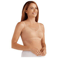 Amoena Ruth Wire-Free Bra, Soft Cup, Size 32A, Nude Ref# 5287232ANU  KU54167001-Each - MAR-J Medical Supply, Inc.