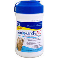 Sani-hands ALC Antimicrobial Alcohol Gel Hand Wipe  PYP13472-Each