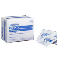 WEBCOL Alcohol Prep, 2-Ply, Medium (200 count) REPLACED BY 55MWAPM  686818-Box