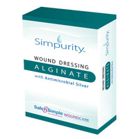 Simpurity Silver Alginate 2" x 2" Pad  RRSNS51702-Each