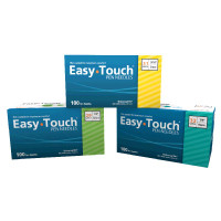 Easy Touch Insulin Pen Needle 32G x 1/4" (100 count)  EZ832041-Box