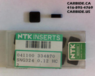 SNG 324 HC 2 NTK Ceramic Indexable Turning Insert