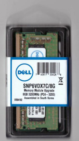 DELL LAPTOP /DESKTOP  ORIGINAL MEMORY 8GB (1X8GB) 3200MHZ PC4-25600 1XR8 NON ECC DDR4 SDRAM 260-PIN SO-DIMM / MEMORIA NEW DELL SNP6VDX7C/8G, 6VDX7, MTA8ATF1G64HZ  