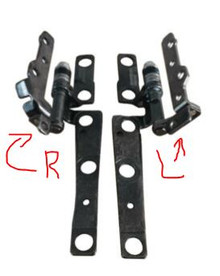 DELL LAPTOP G3 15 3590 ORIGINAL  HINGES LEFT AND RIGHT ( L-433.0H70D.0011 + R-433.0H70E.0011)  ONLY  / BISAGRAS NEW DELL 3HKFN-HGS