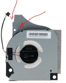 DELL Laptop G5 15 5590 ORIGINAL CPU Cooling Fan  LEFT 4-PIN CABLE / Abanico Izquierdo USADO DELL FK2HP 