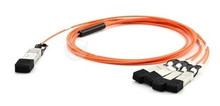 New Dell Netwotking FORCE-10  C able 40GBE (QSFP+) TO 4 X 10GBE SFP+ Active BREAKOUT CABLE 10 Meter 33 ft- KIT Dell  D0HM1, 470-ABMP