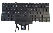 Dell Laptop Latitude 5400 5410 5411  Original Keyboard Dual Point Backlite ENGLISH US  Black  / Teclado en Ingles Retroiluminado Refurbished Dell 3J9FC, H168J, PK132VW3D01