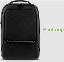 Dell Backpack Ecoloop Premier Slim 15 Negro de Poliéster PE1520PS  Con Asa Superior Con Acolchado de Cuero  NEW DELL 0VCJ2  , 460-BCQM