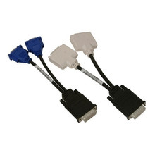 DELL DUAL DVI-TO-VGA / VGA-TO-DVI Y CABLE KIT, NEW DELL, P/N  310-4469, Y2501
