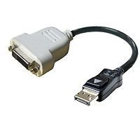 DELL CABLE DISPLAYPORT DP TO DVI DVI-D VIDEO ADAPTER DONGLE NEW DELL 23NVR