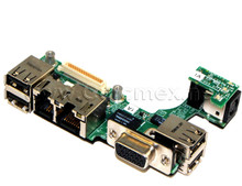 DELL INSPIRON 630M, 640M, E1405,  XPS M140 DC POWER JACK USB NIC VGA CIRCUIT BOARD REFURBISHED DELL 48.4E202.011