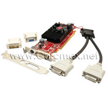 RADEON HD4650 PCIE 1GB DMS59 SFF-SHORT + TALL BRACKETS, DELL NEW, 900275, A2829978