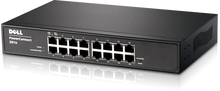 POWERCONNECT 2816 SWITCH, 16 10/100/1000BASE-T AUTO-SENSING GIGABIT ETHERNET SWITCHING PORTS NEW DELL PC2816