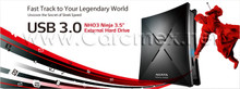 NEW DISCO DURO EXTERNO ADATA NH03 USB 3.0 DE 3.5 SERIE NOBILITY  1.5TB NEGRO