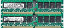 DELL SERVER MEMORIA SAMSUNG 2GB 2X 1GB KR (PC2-3200R-333)240PIN  REFURBISHED DELL M393T2950BG0