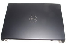 DELL STUDIO 1535, 1536, 1537  LCD BACK COVER  15.4"  LID TOP PLASTIC BLACK W/ HINGES REFURBISHED DELL T924F