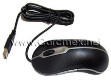 GENUINE DELL BLACK WITH SILVER OPTICAL USB SCROLL MOUSE, NEW DELL, MY897 PY777 RP962 YY468 M-BAC-DEL5 MOA8BO