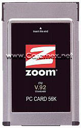 DELL POWEREDGE ZOOM PC CARD 56K FAX/MODEM PCMCIA REFRUBISHED DELL 3075-00-00C