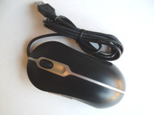 GENUINE DELL BLACK WITH SILVER OPTICAL USB SCROLL MOUSE, REFURBISHED DELL, MY897 PY777 RP962 YY468 M-BAC-DEL5 MOA8BO