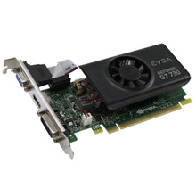 DELL EVGA GEFORCE GT 730 2GB GDDR5 64BIT DVI/HDMI/VGA LOW PROFILE GRAPHICS CARD /TARJETA DE VIDEO NEW , 02G-P3-3733-KR
