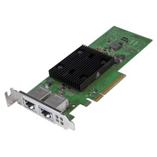 DELL BROADCOM 57406 GIGABIT DUAL-PORT ETHERNETCONTROLLER NIC CARD PCI-E LOW PROFILE NEW DELL W9F74, 406-BBKQ